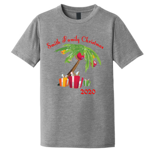 Family Name Christmas Palm - ® Youth Perfect Tri ® Tee Thumbnail