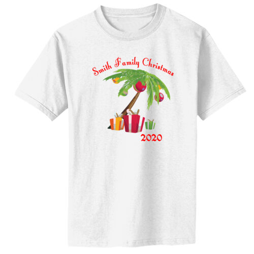 Family Name Christmas Palm - No Minimum DTG infant Core Cotton Tee Thumbnail