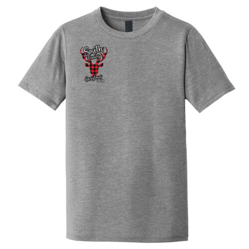 Customizable Family Name Buffalo Plaid Deer - ® Youth Perfect Tri ® Tee Thumbnail