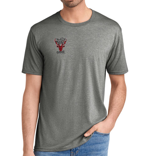 Customizable Family Name Buffalo Plaid Deer - ® Perfect Tri ® Tee Thumbnail