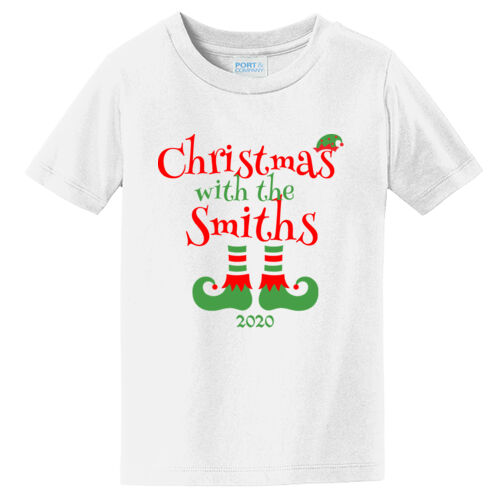 Christmas with the Custom Name Elf Shoes - ® Toddler Fan Favorite Tee Thumbnail