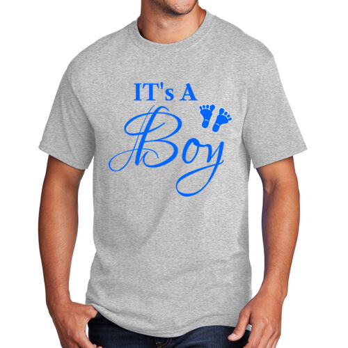 It's a Boy Footprint - Core Cotton Tee Thumbnail