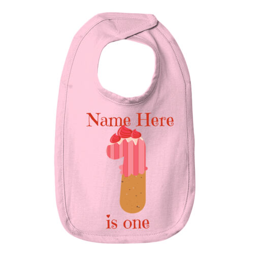 1st Birthday Personalized Name Shirt - ™ Infant Premium Jersey Bib Thumbnail