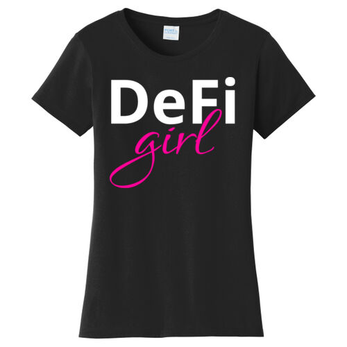 DeFi Girl Customizable - Ladies Fan Favorite Tee Thumbnail