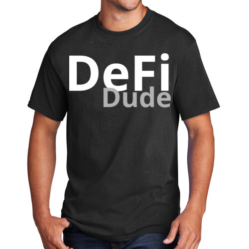 DeFi Dude Customizable - Core Cotton Tee Thumbnail
