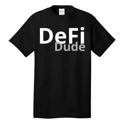 DeFi Dude Customizable - Tall Core Cotton Tee Thumbnail