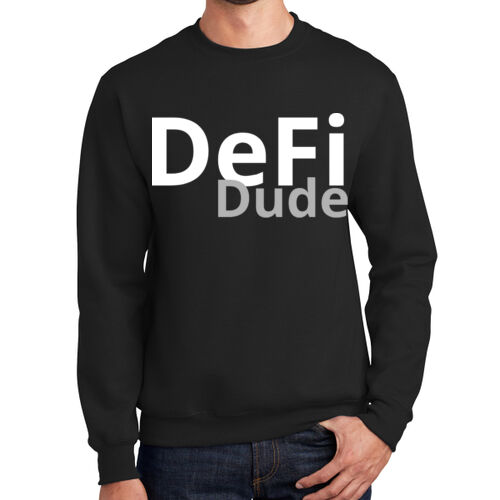DeFi Dude Customizable - Essential Fleece Crewneck Sweatshirt Thumbnail