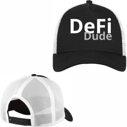 DeFi Dude Customizable - Snapback Trucker Cap Thumbnail