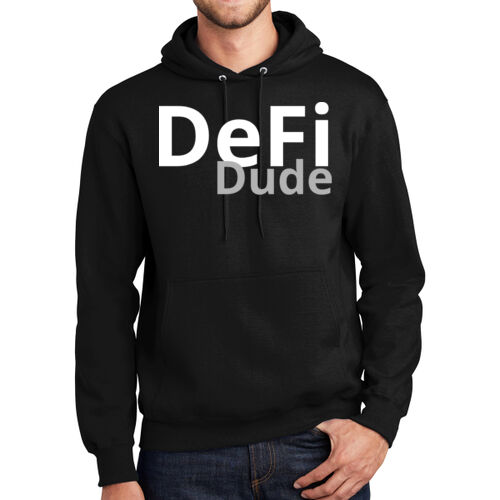 DeFi Dude Customizable - Essential Fleece Pullover Hooded Sweatshirt Thumbnail