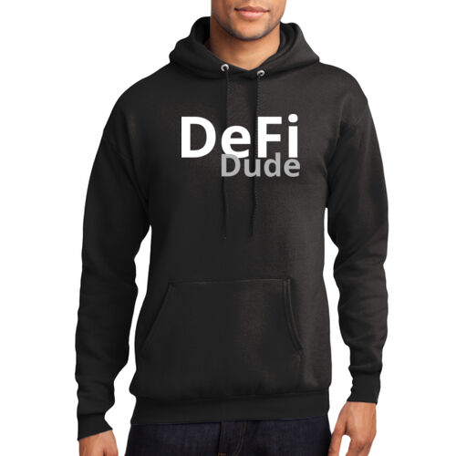DeFi Dude Customizable - Core Fleece Pullover Hooded Sweatshirt Thumbnail
