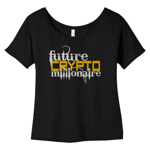 Future Crypto Millionaire customizable - Women's Slouchy Tee Thumbnail