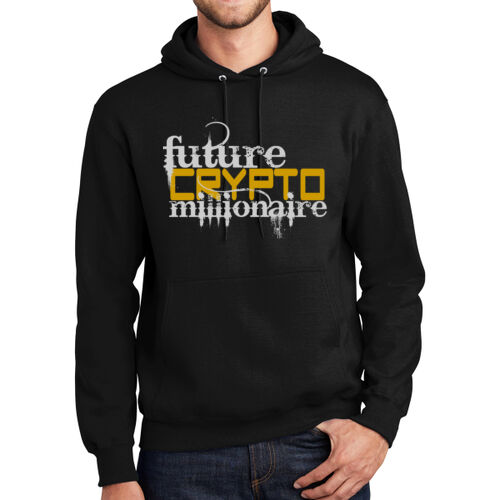 Future Crypto Millionaire customizable - Tall Essential Fleece Pullover Hooded Sweatshirt Thumbnail