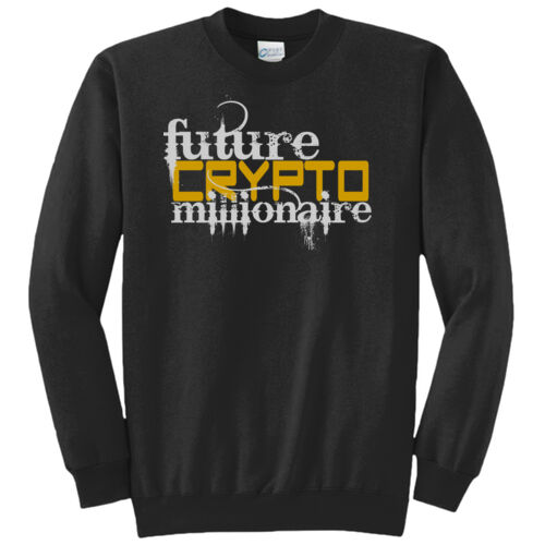 Future Crypto Millionaire customizable - Core Fleece Crewneck Sweatshirt Thumbnail