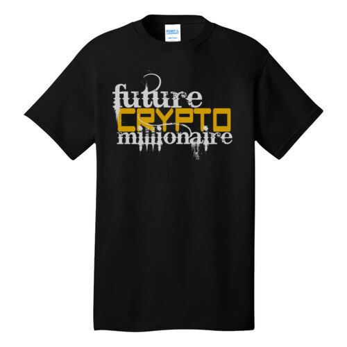 Future Crypto Millionaire customizable - Tall Core Cotton Tee Thumbnail