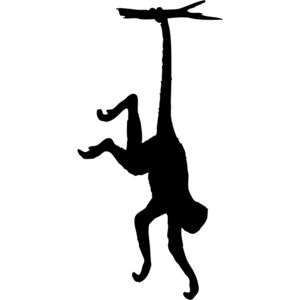 Monkey Silhouette 7 Thumbnail
