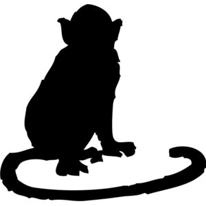 Monkey Silhouette 5 Thumbnail