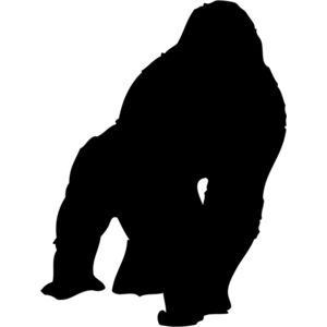 Gorilla Silhouette 2 Thumbnail