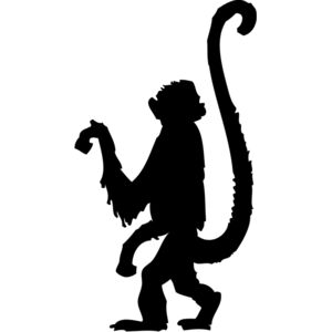 Monkey Silhouette 2 Thumbnail