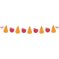 Thanksgiving Squash Apple Garland Banner 1 Thumbnail