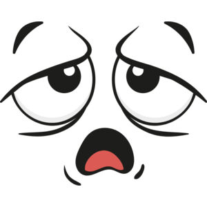 Cartoon Tired Face 1 Thumbnail