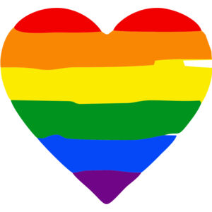 LGBT Gay Pride Rainbow Heart 5 Thumbnail