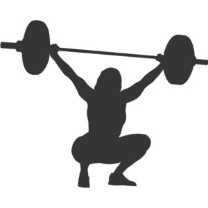 Exercise Weight Lifting Silhouette 9 Thumbnail