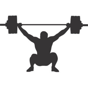 Exercise Weight Lifting Silhouette 11 Thumbnail