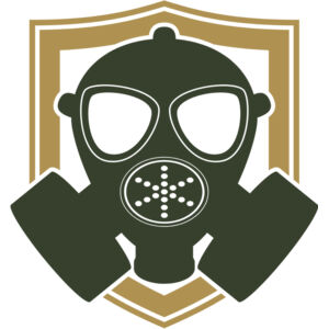 Military Gas Mask Shield Badge 1 Thumbnail