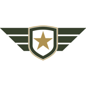 Military Star Shield Badge Wings 1 Thumbnail