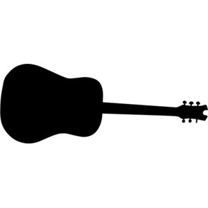 Acoustic Guitar Silhouette 1 Thumbnail