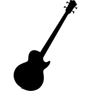 Electric Guitar Silhouette 4 Thumbnail