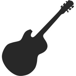 Electric Guitar Silhouette 6 Thumbnail