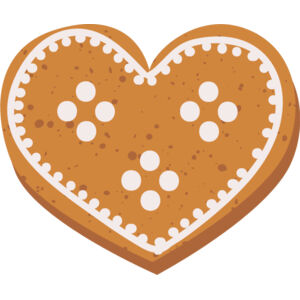 Gingerbread Cookie Heart 1 Thumbnail