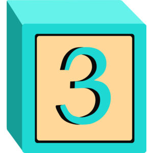 Toy Block Three 3 Thumbnail