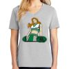 1-Hr Ladies V-Neck T-Shirt Thumbnail