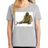 1-Hr Ladies V-Neck T-Shirt Thumbnail