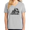 1-Hr Ladies V-Neck T-Shirt Thumbnail