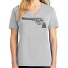 1-Hr Ladies V-Neck T-Shirt Thumbnail