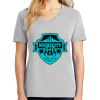 1-Hr Ladies V-Neck T-Shirt Thumbnail