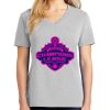 1-Hr Ladies V-Neck T-Shirt Thumbnail