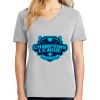 1-Hr Ladies V-Neck T-Shirt Thumbnail