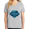 1-Hr Ladies V-Neck T-Shirt Thumbnail