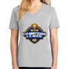 1-Hr Ladies V-Neck T-Shirt Thumbnail