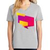 1-Hr Ladies V-Neck T-Shirt Thumbnail