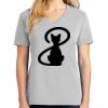1-Hr Ladies V-Neck T-Shirt Thumbnail