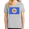 1-Hr Ladies V-Neck T-Shirt Thumbnail