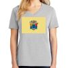 1-Hr Ladies V-Neck T-Shirt Thumbnail