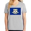 1-Hr Ladies V-Neck T-Shirt Thumbnail