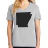1-Hr Ladies V-Neck T-Shirt Thumbnail