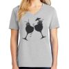 1-Hr Ladies V-Neck T-Shirt Thumbnail